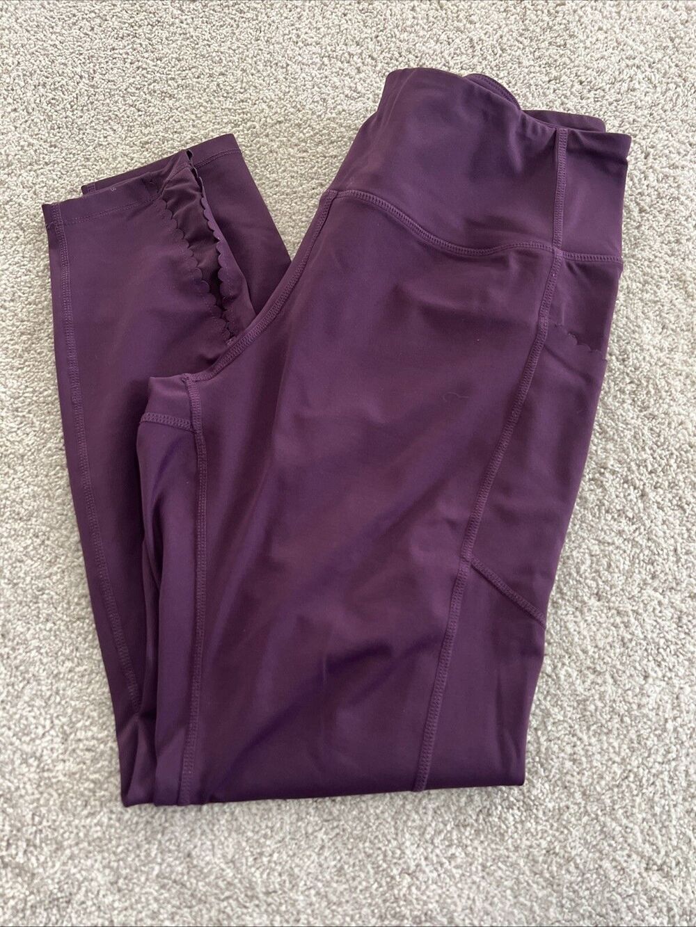 CORE 10 Purple Leggings with Pockets - Large